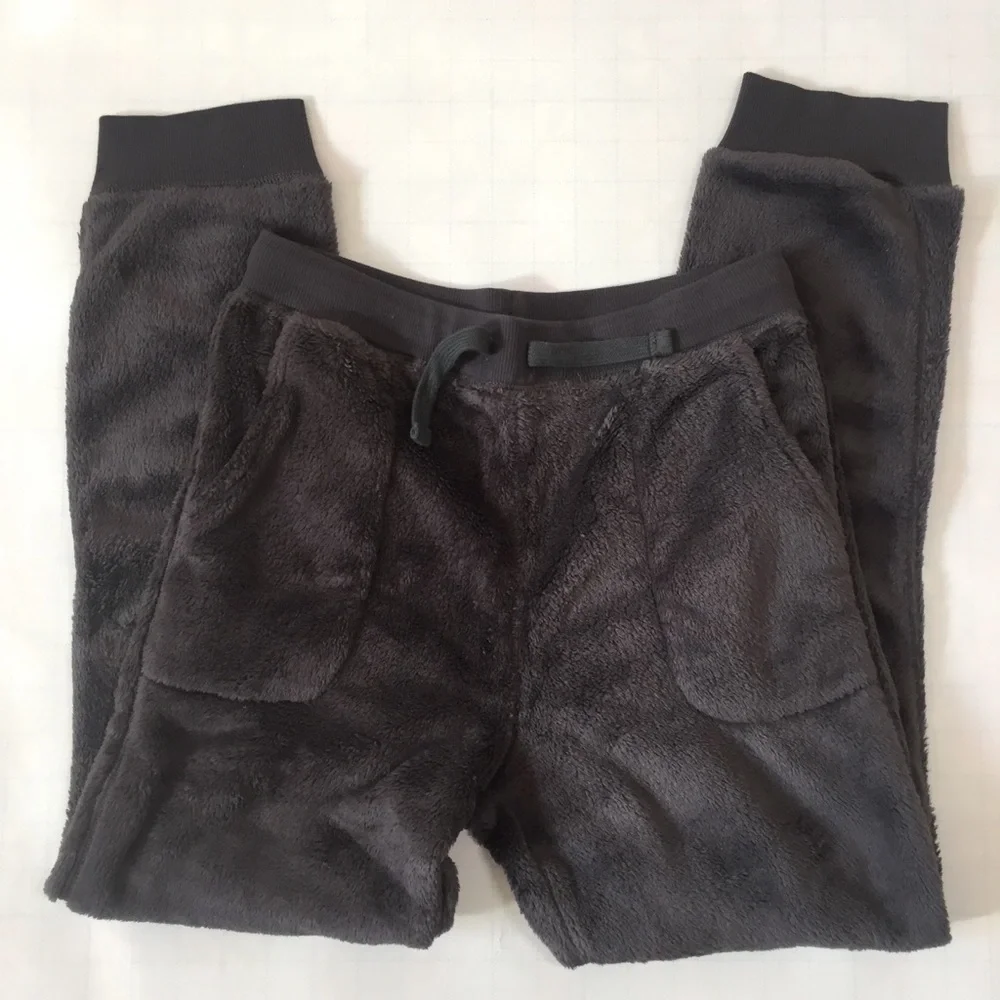 Unisex warm cozy pull-on fuzzy jogger Sz 27x26